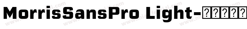 MorrisSansPro Light字体转换